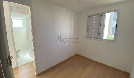 Apartamento á venda com 2 dormitorios e varanda em Campinas!