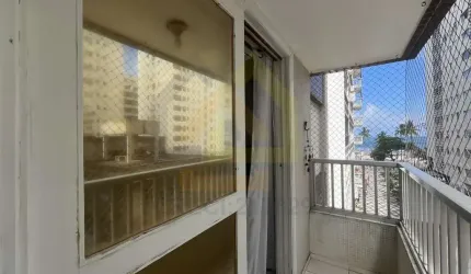 Apartamento 2 dormitórios para Locação em Guarujá, Pitangueiras, 2 dormitórios, 2 banheiros, 1 vaga
