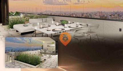 Oportunidade para morar ou investir! Apartamentos únicos de 1 ou 2 quartos, alto luxo, Lazer no Rooftop, com ou sem varanda. Bairro Funcionários