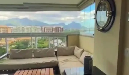 APARTAMENTO 3 QUARTOS TRANSFORMSDO EM 2 , SUITE MASTER, VARANDA GOUMERT , 2 VAGAS , CONDOMINIO BORA BORA REAL RESORT , BARRA DA TIJUCA