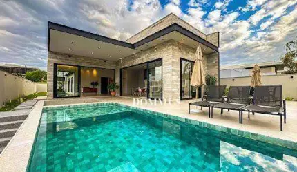 Casa com 4 dormitórios à venda, 392 m² por R$ 3.400.000,00 - Condomínio Jardim dos Lagos - Indaiatuba/SP