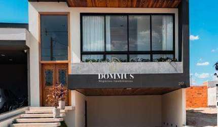 Casa com 3 dormitórios sendo 1 suíte e 2 demi -, 194 m² - venda por R$ 1.378.000 ou aluguel por R$ 8.557/mês - Condomínio Gran Reserve - Indaiatuba/SP