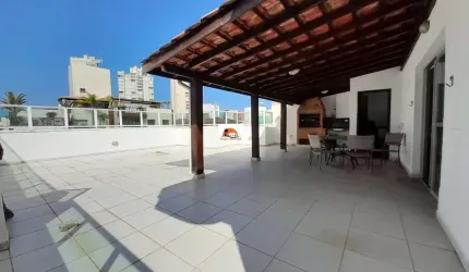 Cobertura Penthouse para Temporada em Guarujá, Praia da Enseada, 3 dormitórios, 1 suíte, 2 banheiros, 1 vaga