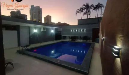 Casa Térrea para Venda em Guarujá, Jardim Virgínia, 4 dormitórios, 3 suítes, 6 banheiros, 4 vagas