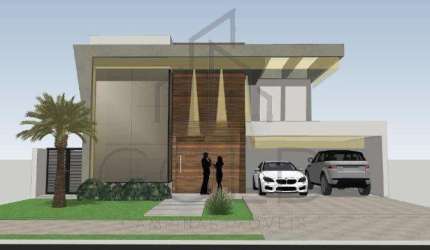 Sobrado à venda em Campinas, Loteamento Residencial Arborais, com 3 suítes, com 284 m²