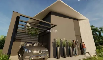 Casa térrea com 3 suites plenas localizada no Condomínio Jardins Capri