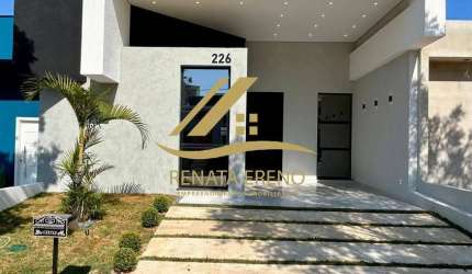 Casa com 3 dormitórios, sendo 2 suítes no Cond. Terras de São Francisco