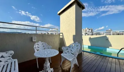 Cobertura Duplex 3 dormitórios suíte closet living 4 ambientes espaço gourmet te
