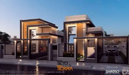 Casa no bairro Areião em Canelinha com 75m², 3 dormitórios, terreno espaçoso