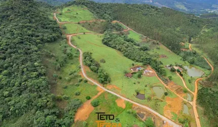 Lotes Condomínio Rural fechado no Moura em Canelinha, lotes a partir de 3.484m²