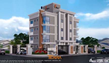 Apartamento no bairro Areias em Tijucas com 70m²,2 dormitórios,1 suíte,elevador