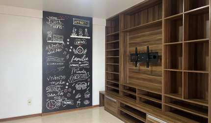 Apartamento  semi mobiliado . Condomínio Solar dos Franceses