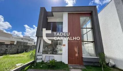 Residencial Vila Florença - Casa com 4 suítes à venda no Condomínio Vila Florença, Abrantes - Camaçari/BA