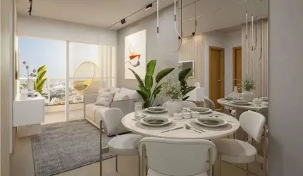 Apartamento com suíte, duas varandas e lazer de clube em Santa Inês!!!
