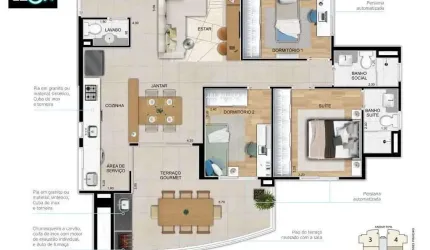 Apartamento com 3 quartos, Tatuapé - R$ 1.39 mi, Cod: 7935