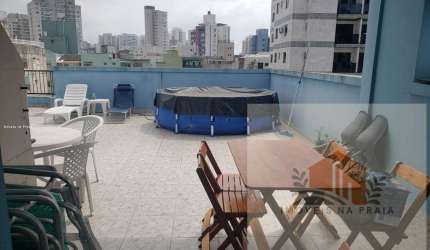 Cobertura penthouse com 3 dormitórios 2 vagas  no Tombo