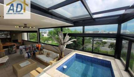 Cobertura , tipo casa, Condomínio Outside, Duo Sky, com 4 dormitórios à venda, 222 m² por R$ 1.400.000 - Recreio dos Bandeirantes - Rio de Janeiro/RJ