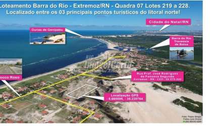 Terreno à venda na Rua Projetada, Povoado de Pitangui, Extremoz por R$ 600.000