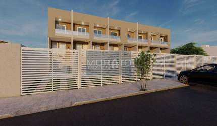 Casas geminadas dúplex 2 Quartos, 2 suites, 2 vagas - Bairro Santa Branca.