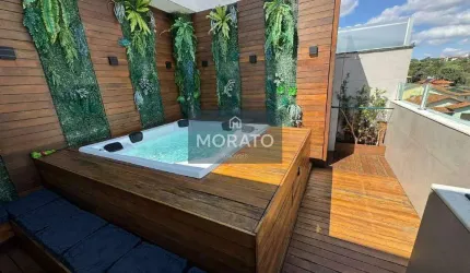Cobertura 2 quartos, 1 suíte e 2 vagas de garagem, no Bairro Três Barras