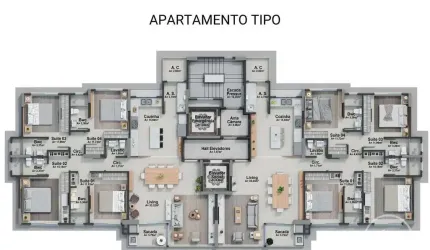 Apartamento com 4 quartos à venda na Rua Bruno Silva, 51, Pioneiros, Balneário Camboriú por R$ 3.490.000