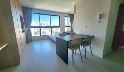 Venda de Apartamento Loft, Mobiliado, 40 m², 01 Vaga de Garagem, Residencial 4Sete, no Centro de Itajaí-SC