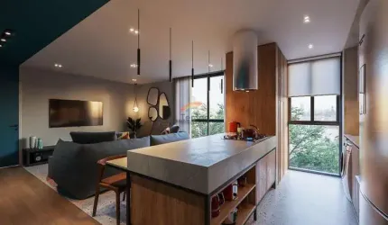 LANÇAMENTO, apartamento com 02 dormitórios, sendo 01 suíte e 01 vaga de garagem.
