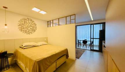 Studio com 1 dormitório à venda, 38 m² por R$ 590.000,00 - Barro Vermelho - Vitória/ES