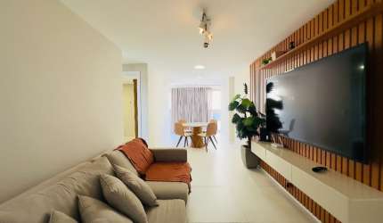 Lindo apartamento à venda na Praia de Itaparica – 2 quartos com suíte, 62m²