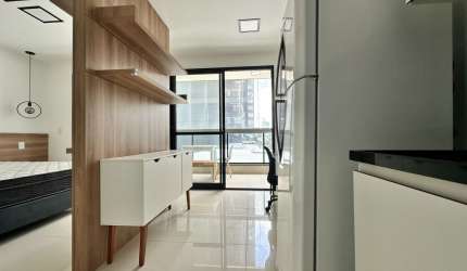 Studio à venda porteira fechada na Enseada do Suá – Moderno, mobiliado e com lazer completo!