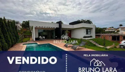 Casa com 3 dormitórios à venda, 255 m² por R$ 1.350.000,00 - Condomínio Serra Verde - Igarapé/MG