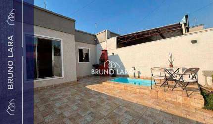 Casa com 3 dormitórios para alugar, 58 m² por R$ 2.325,00/mês - Cidade Nova - Igarapé/MG