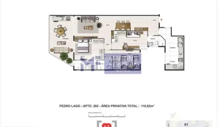 Apartamento à venda 3 Quartos, 3 Suites, 117M², Barra da Tijuca, Rio de Janeiro - RJ | WAIMEA BAY B