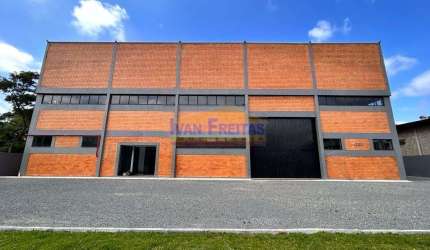 LOCAÇÃO - BARRACÃO/GALPÃO NOVO - CIDADE INDUSTRIAL - PÉ DIREITO DE 12m, 1.500m², TERRENO TOTALIZANDO 3.376m².
