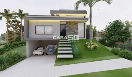 Casa em condomínio fechado com 3 quartos à venda na Avenida Prefeito José Lozano Araújo, 910, Jardim Ypê, Paulínia, 218 m2 por R$ 1.690.000