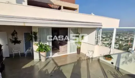 Cobertura com 4 quartos à venda na Avenida Alaôr Faria de Barros, 1050, Loteamento Alphaville Campinas, Campinas, 215 m2 por R$ 3.500.000