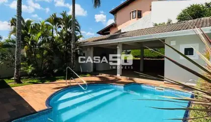 Casa em condomínio fechado com 4 quartos à venda na Rua do Realengo, 01, Loteamento Caminhos de San Conrado (Sousas), Campinas, 405 m2 por R$ 1.850.000