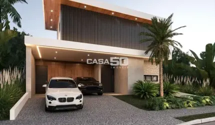Casa em condomínio fechado com 4 quartos à venda na Rua Sebastião Cardoso, 168, Parque Brasil 500, Paulínia, 366 m2 por R$ 2.990.000