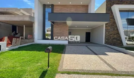 Casa em condomínio fechado com 3 quartos à venda na Avenida Doutor João Caio Silva, 920, Parque Brasil 500, Paulínia, 173 m2 por R$ 1.340.000