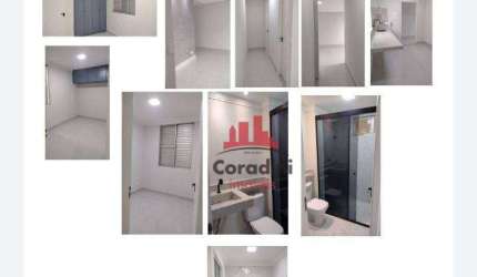 Apartamento com 3 dormitórios à venda, 62 m² por R$ 250.000 - Parque das Flores - Brieds - Americana/SP