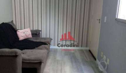 Apartamento com 2 dormitórios à venda, 45 m² por R$ 210.000 - Jardim Recanto - Americana/SP
