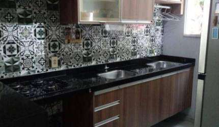 Apartamento com 2 dormitórios à venda, 46 m² por R$ 175.000 - Jardim Recanto - Americana/SP