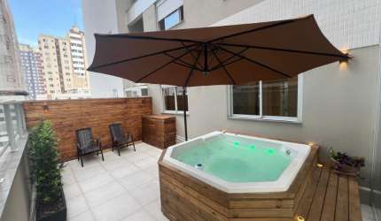 Garden Mobiliado com Jacuzzi | 2 Dorm (1 Suíte) | 2 Vagas + Hobby Box | Campinas – São José/SC