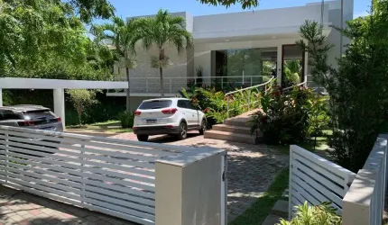 Casa em Condomínio para Locação em Camaçari, Busca Vida (Abrantes), 5 dormitórios, 4 suítes, 5 banheiros, 4 vagas