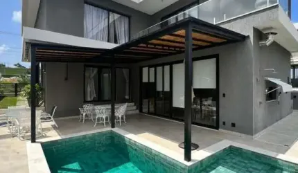Casa em Condomínio para Locação em Camaçari, Abrantes, 4 dormitórios, 4 suítes, 3 banheiros, 4 vagas