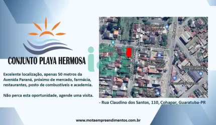 SOBRADO A 50m DA AVENIDA PARANÁ -  CONJUNTO PLAYA HERMOSA