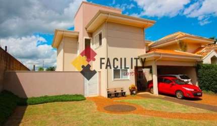 Casa em condomínio fechado com 3 quartos à venda na Luis Antonio Adami, 246, Betel, Paulínia, 215 m2 por R$ 1.550.000