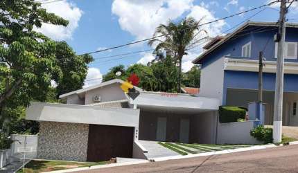 Casa em condomínio fechado com 3 quartos à venda na Rua Pau Brasil, 879, Centro, Louveira, 272 m2 por R$ 1.500.000