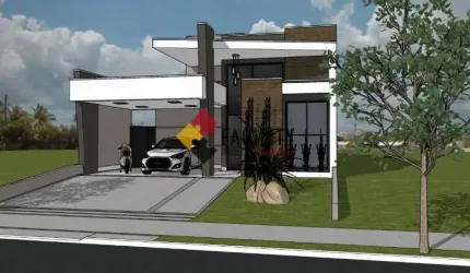 Casa em condomínio fechado com 3 quartos à venda na Avenida Doutor João Caio Silva, 920, Parque Brasil 500, Paulínia, 180 m2 por R$ 1.325.000
