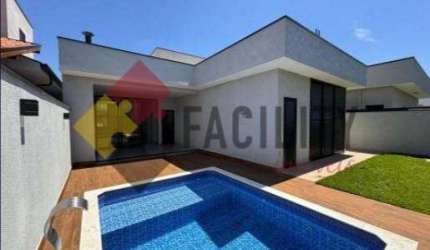Casa em condomínio fechado com 3 quartos à venda na Rua Sebastião Cardoso, 548, Parque Brasil 500, Paulínia, 190 m2 por R$ 1.600.000